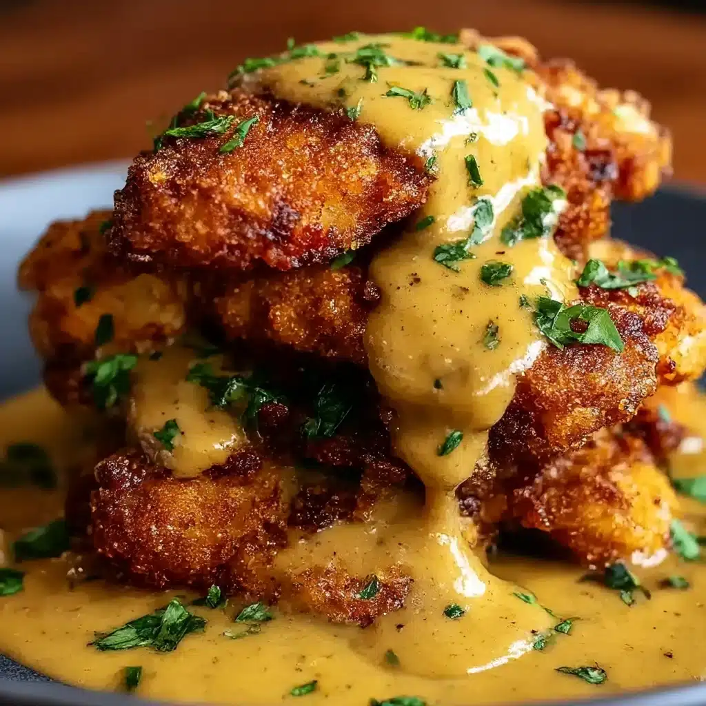 Pretzel Chicken with Mustard-Cheddar SauceIngredients Recipe - Recipe Image