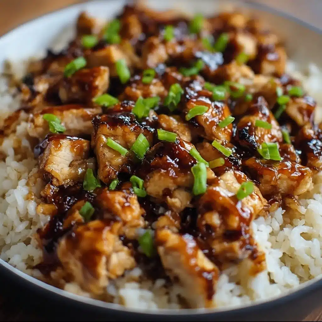 Honey BBQ Chicken Rice Recipe - Recipe Image