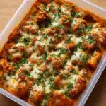 High Protein Creamy Garlic Cheesy Chicken & Potatoes Recipe
