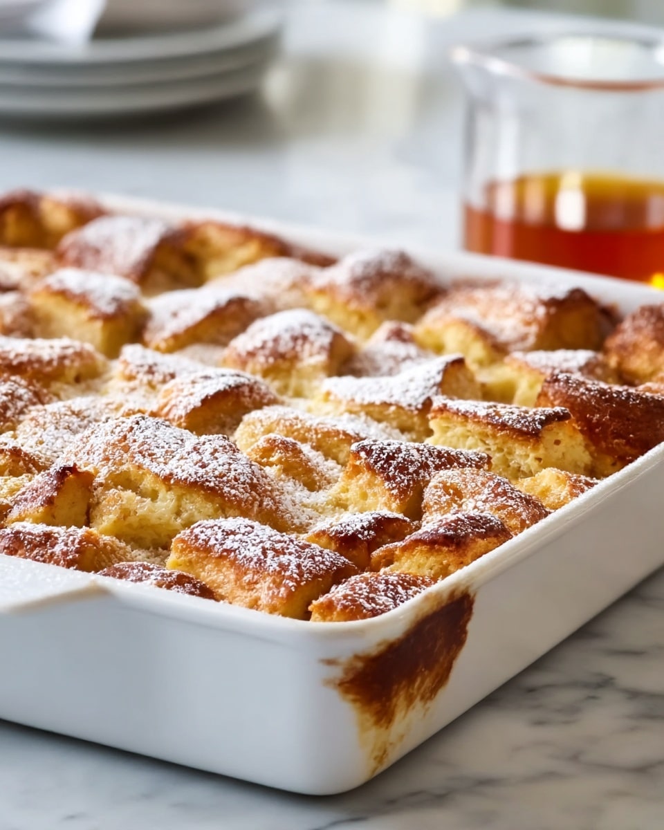 Traditional French Toast Casserole Recipe - Recipe Image