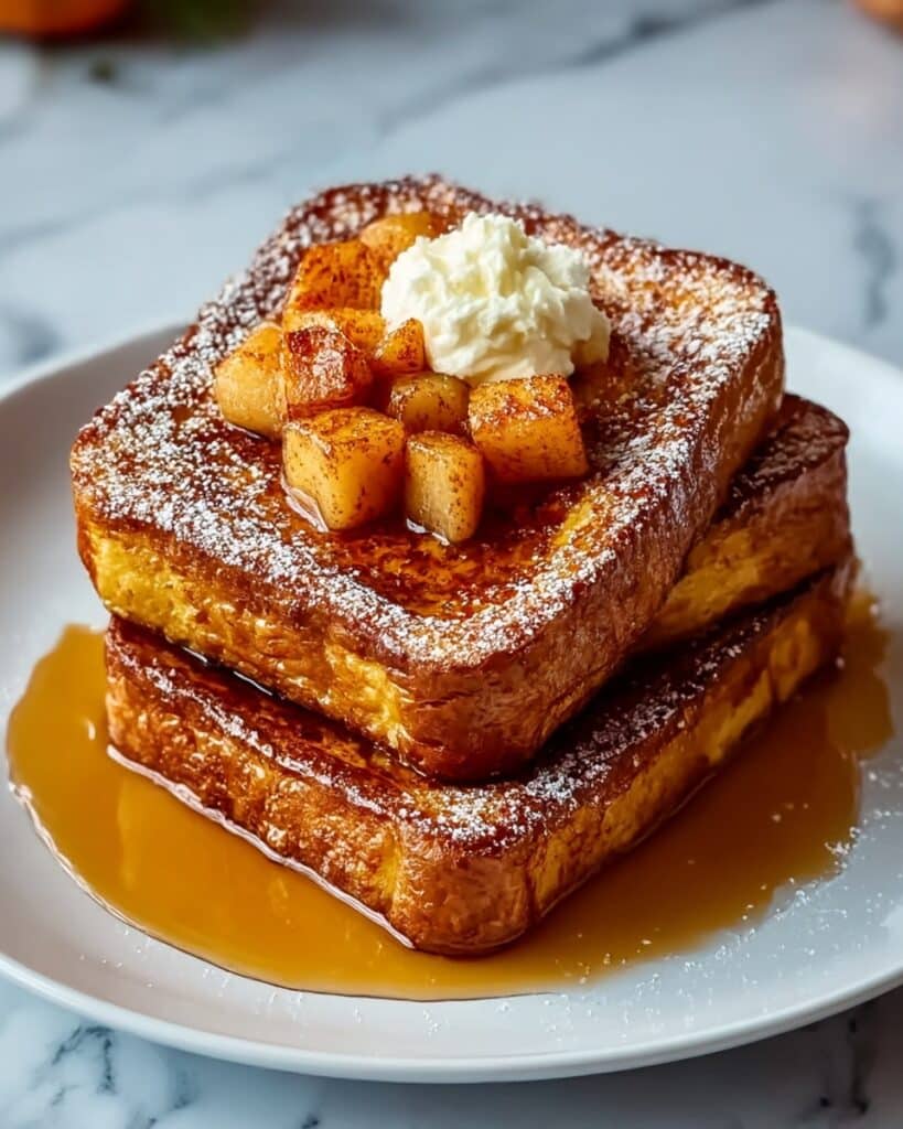 Fall Pumpkin French Toast Breakfast Recipe