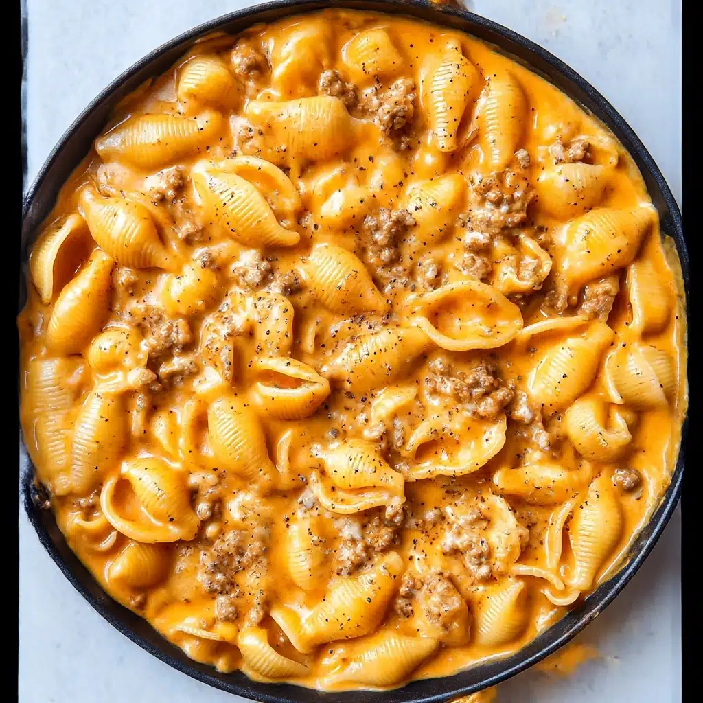 Creamy Beef and Shells Recipe