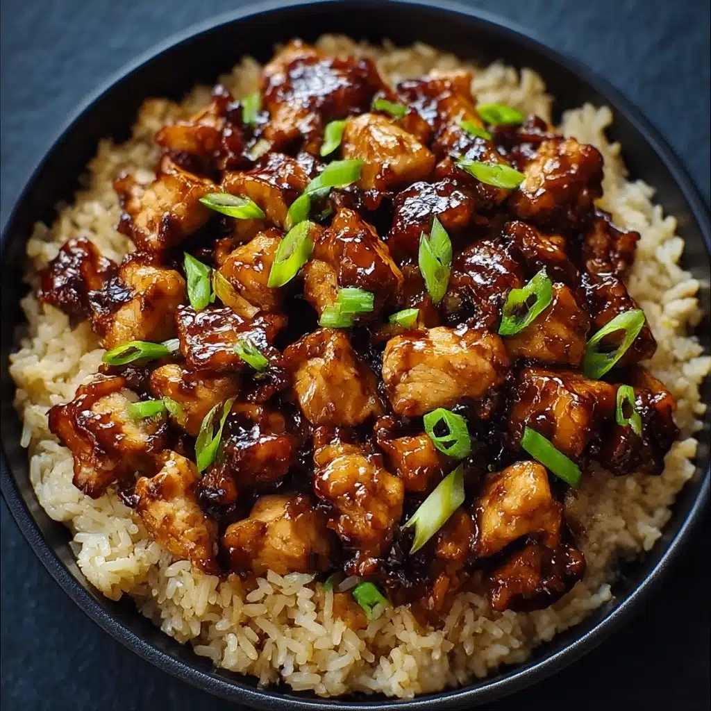 Honey BBQ Chicken Rice Recipe - Recipe Image