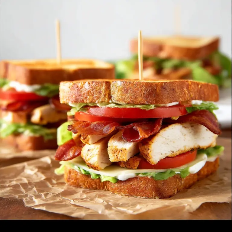 Blackened Chicken Club Sandwiches Recipe