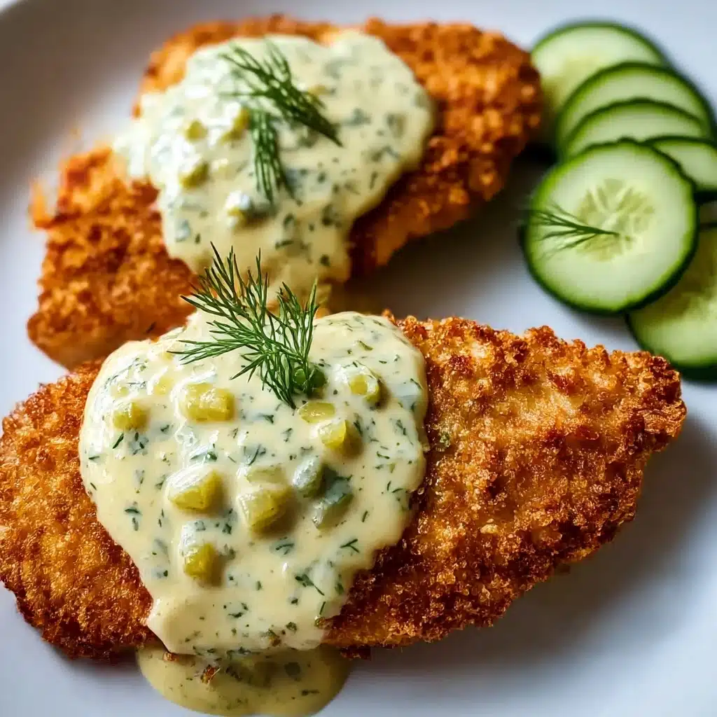 Crispy Dill Pickle Parmesan Chicken Recipe - Recipe Image
