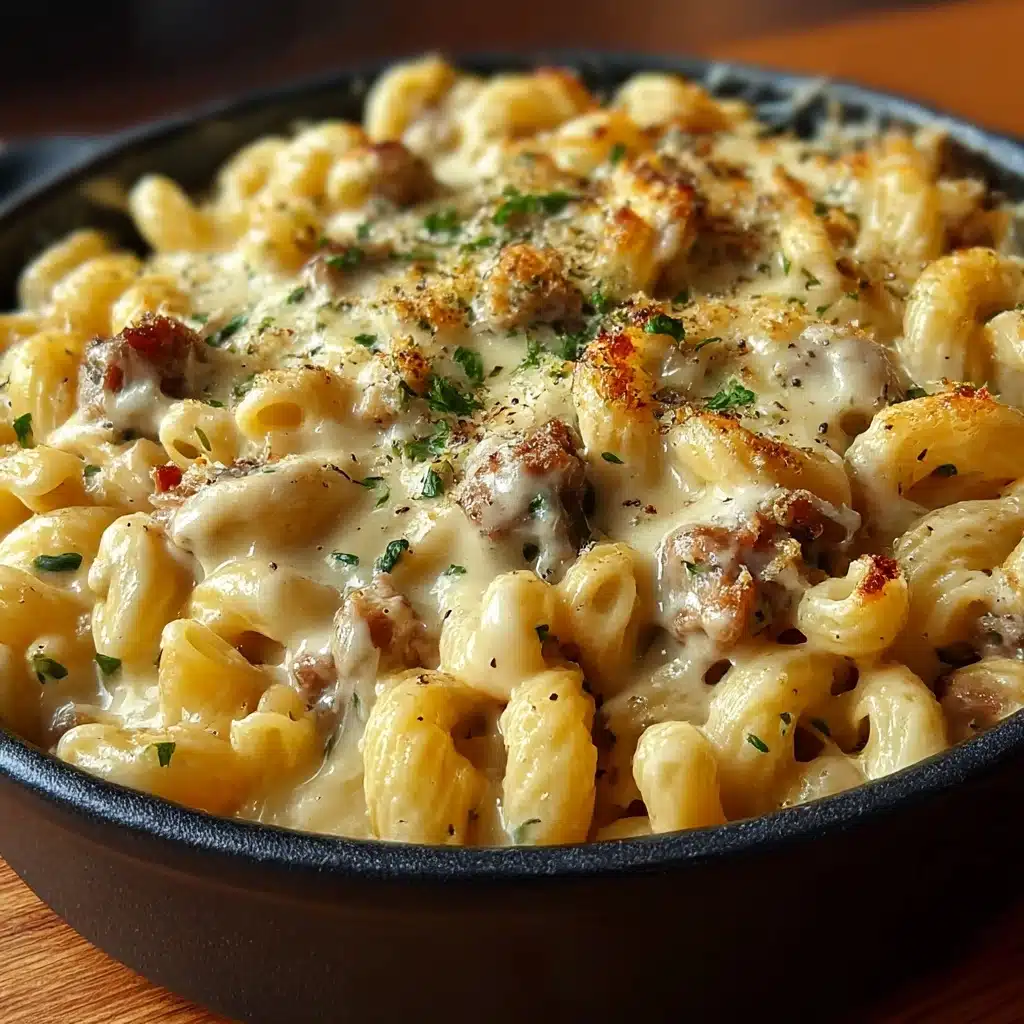 The Best Crockpot Garlic Parmesan Chicken Pasta Recipe - Recipe Image