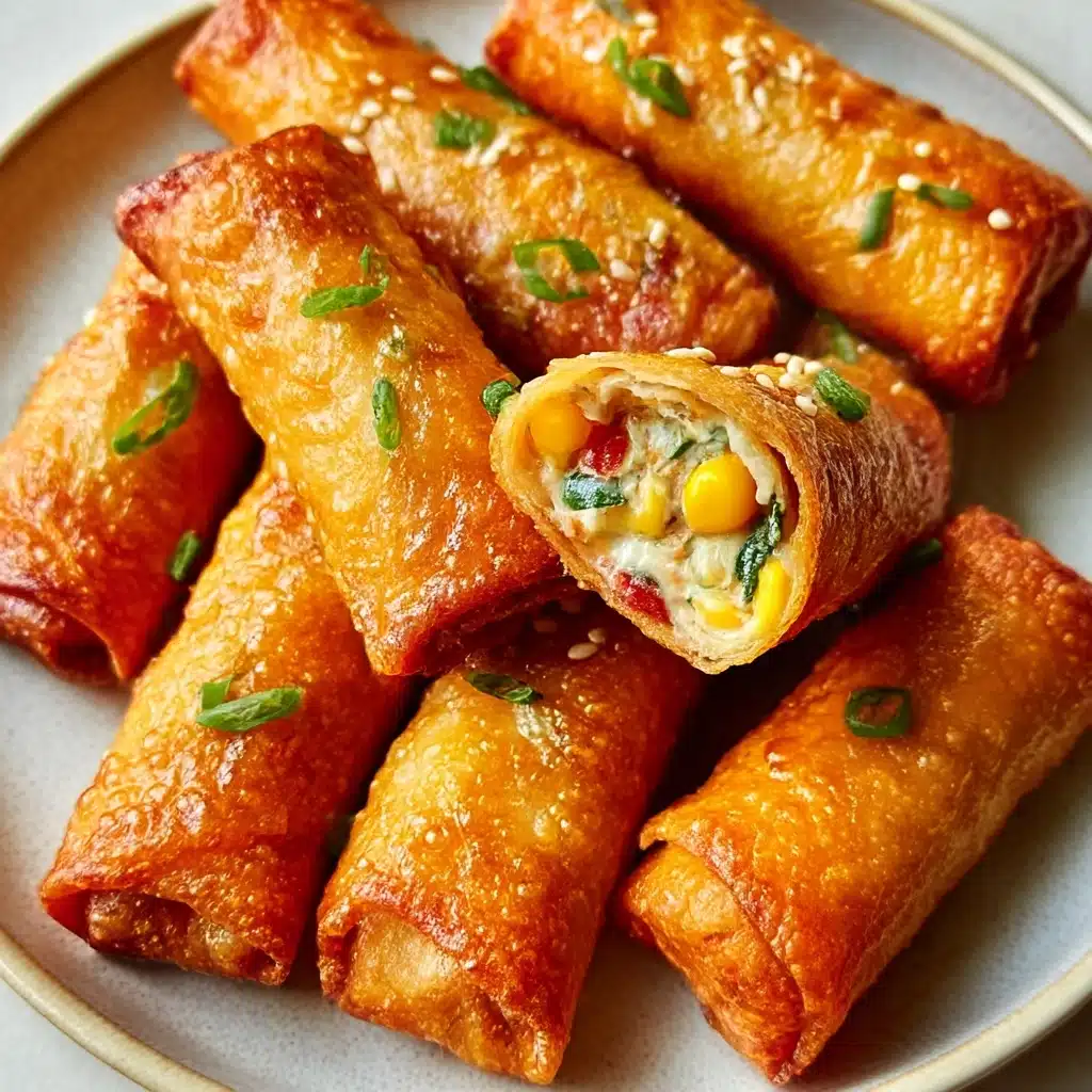 Spicy Jalapeño Popper Egg Rolls Recipe