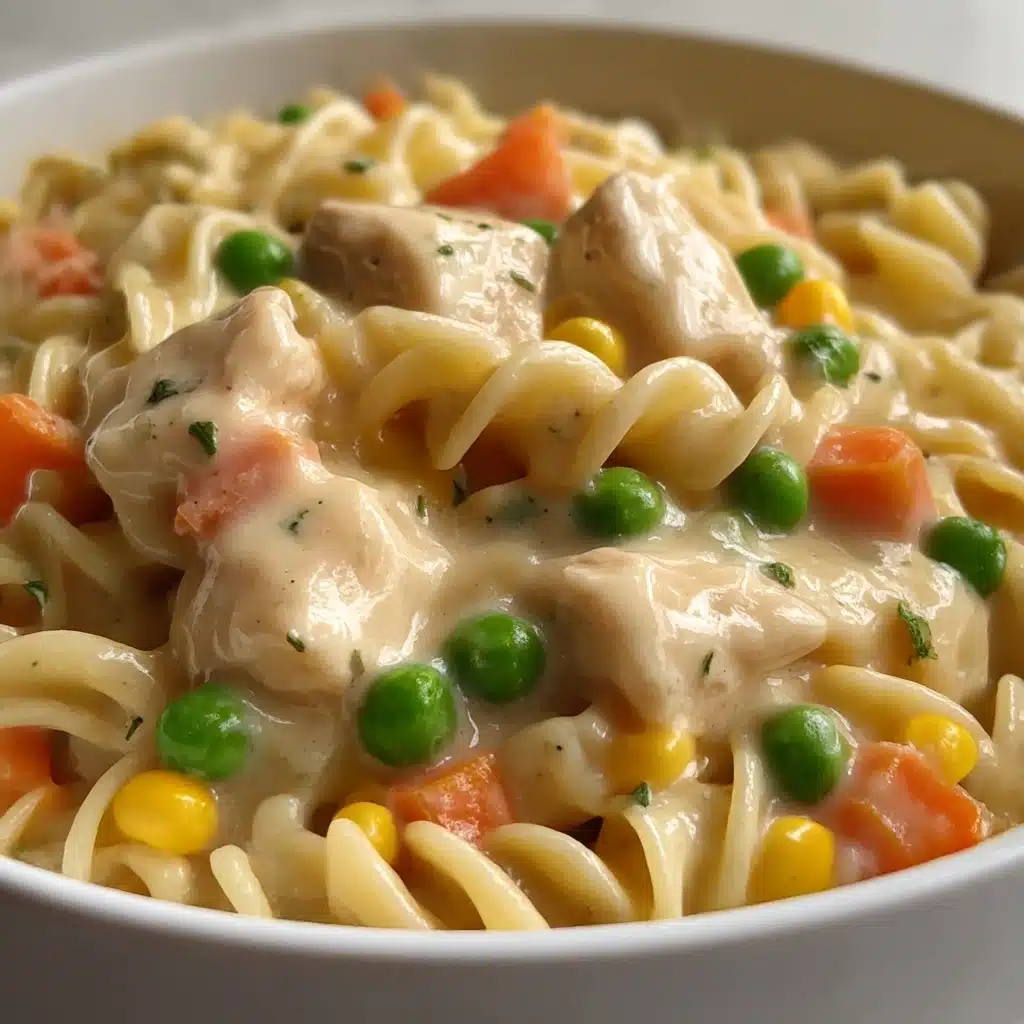 Quick Chicken Pot Pie Pasta Recipe