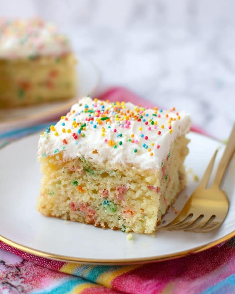 Fruity Pebble Poke Cake Recipe