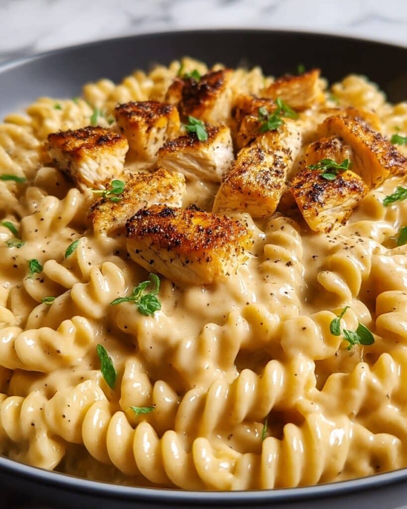 Cajun Garlic Chicken Rotini Skillet Recipe
