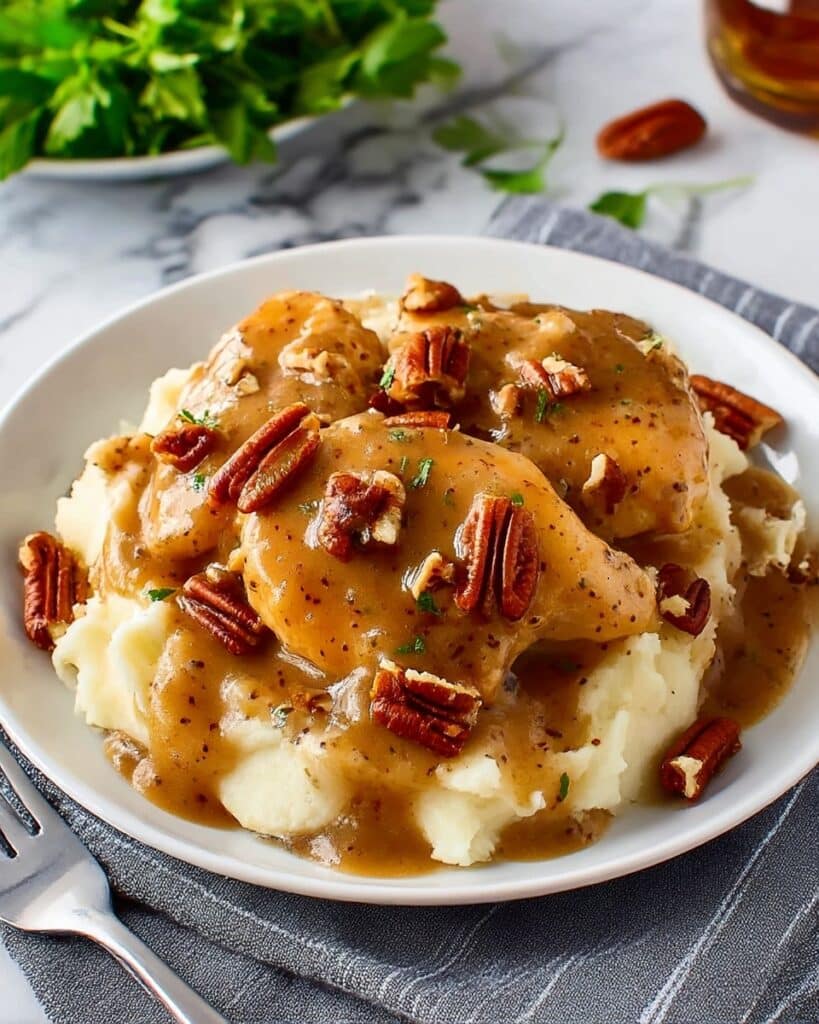 Maple Bourbon Pecan Chicken Recipe