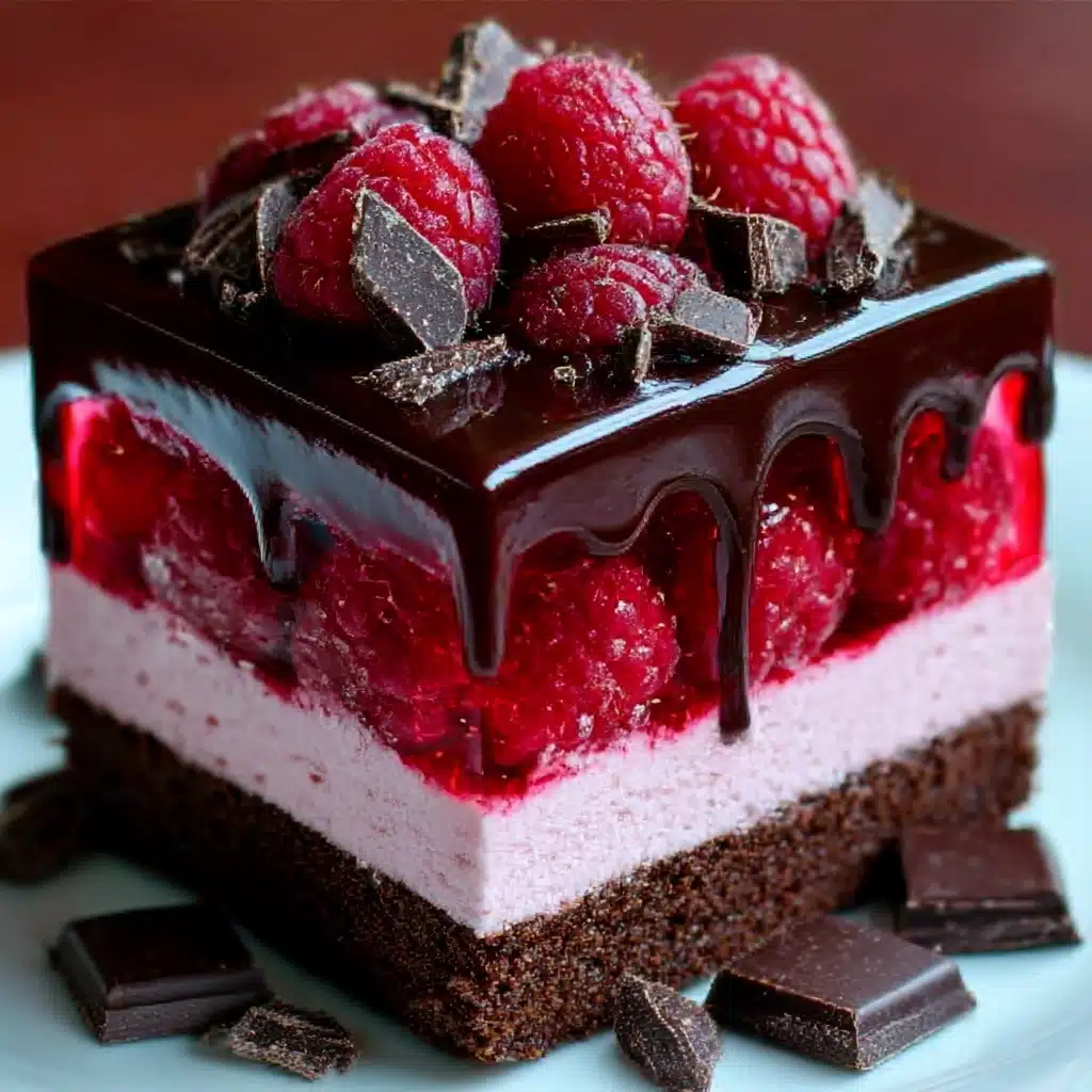 Chocolate Raspberry Drip Cake Recipe - Recipe Image