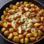 Garlic Parmesan Chicken and Potatoes Recipe
