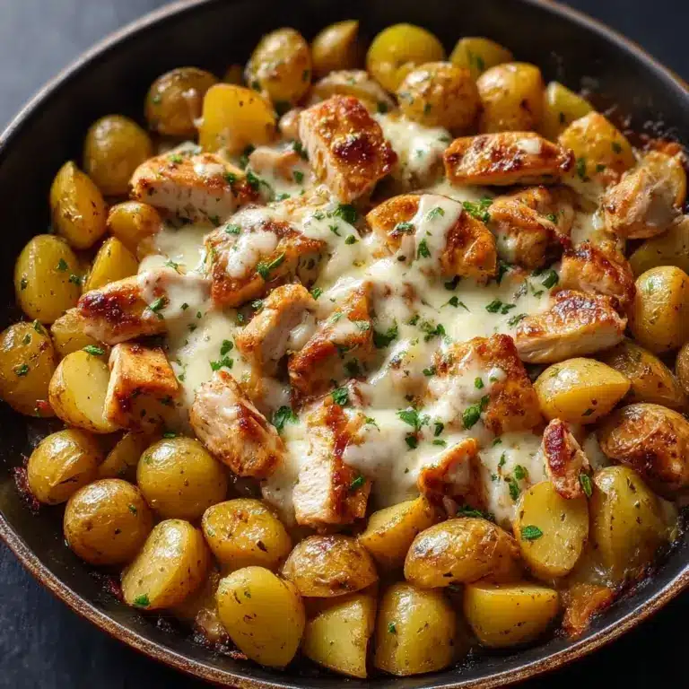 Garlic Parmesan Chicken and Potatoes Recipe