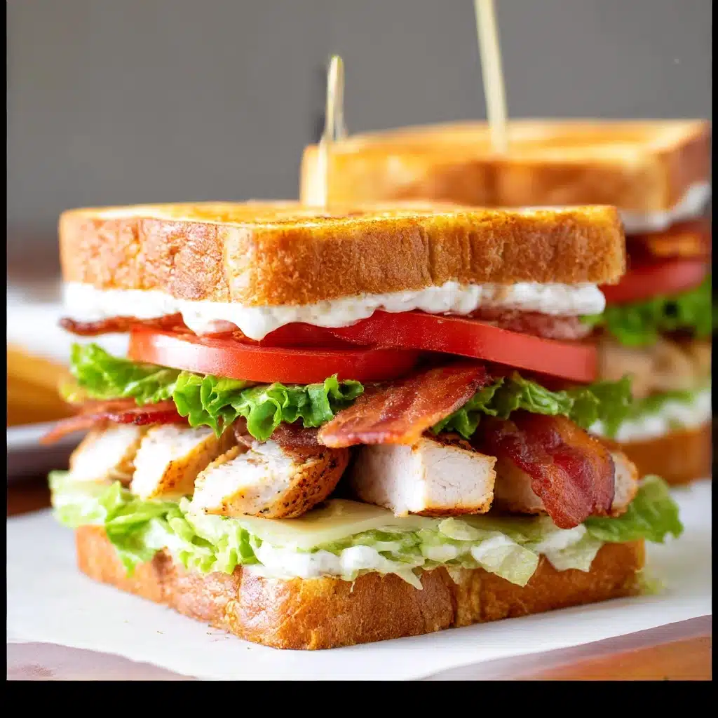 Blackened Chicken Club Sandwiches Recipe - Recipe Image