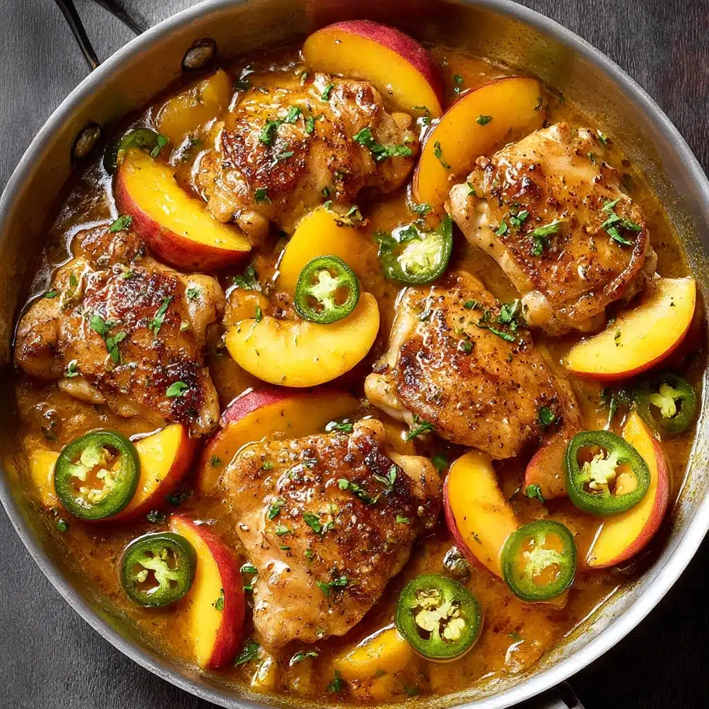 Jalapeno Peach Chicken Recipe - Recipe Image