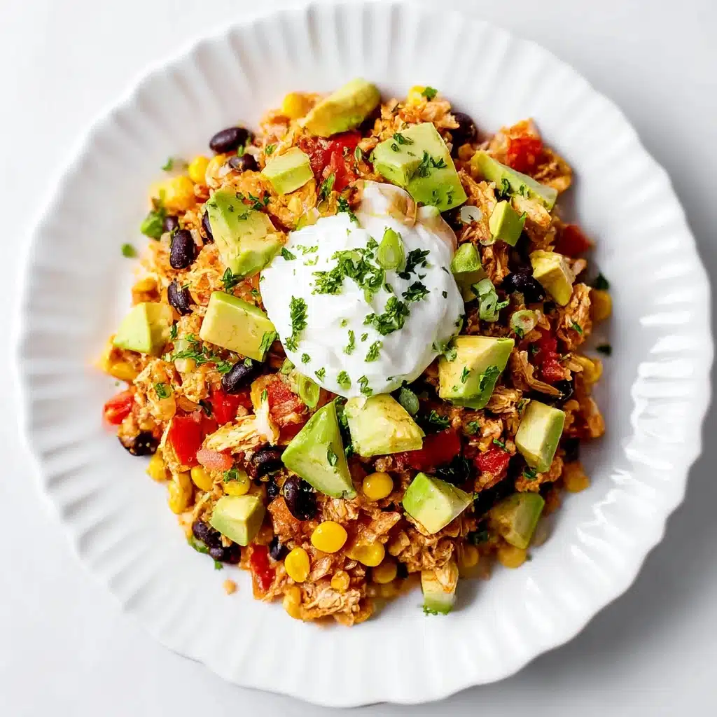 Easy Chicken Burrito Casserole Recipe - Recipe Image