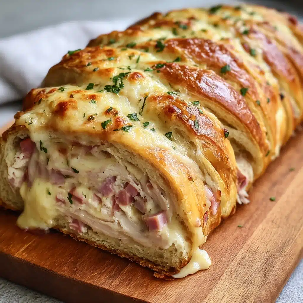 Chicken Cordon Bleu Stromboli Recipe