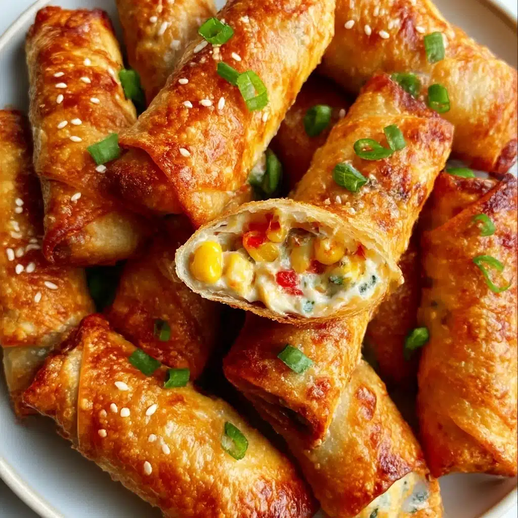 Spicy Jalapeño Popper Egg Rolls Recipe - Recipe Image