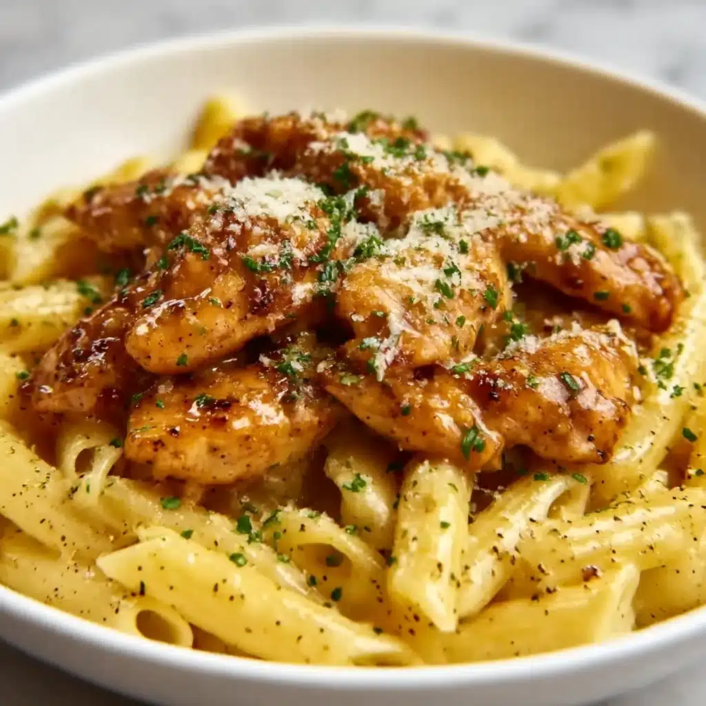 Honey Pepper Chicken Pasta Recipe - Recipe Image