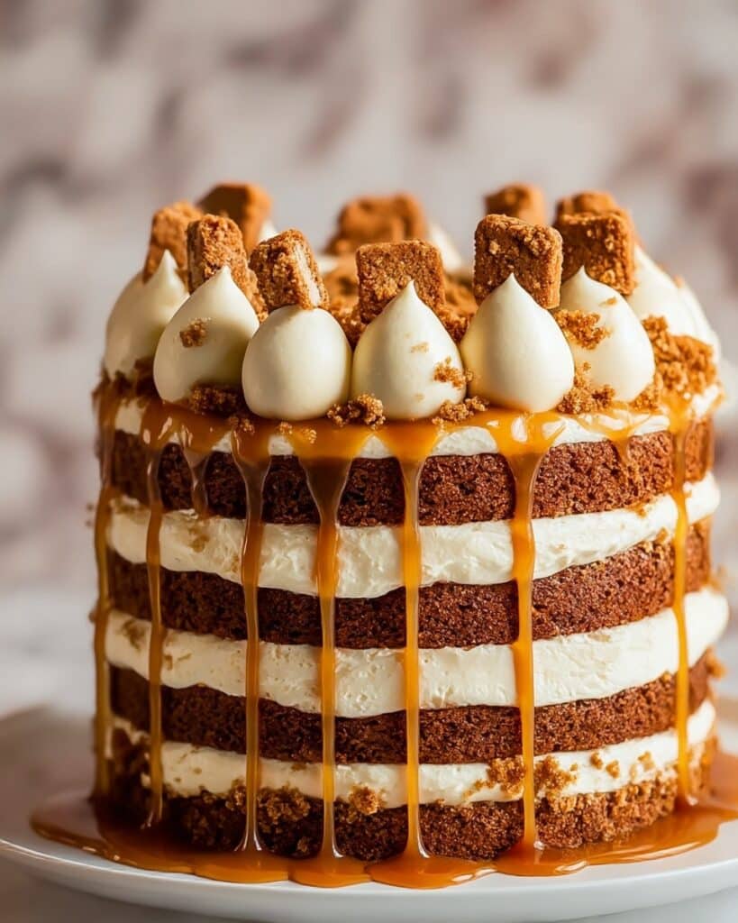 Butterscotch Crunch Cake Recipe