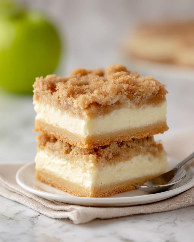 Easy Apple Cheesecake Bars Recipe