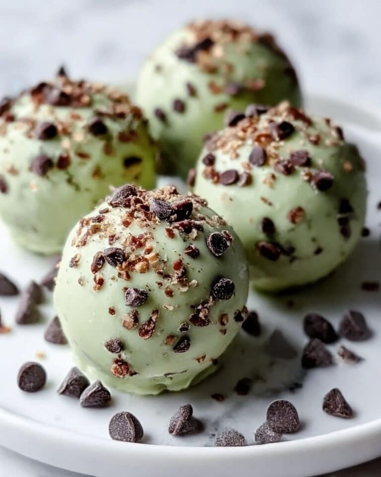 Mint Chocolate Chip Protein Balls Recipe