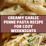 Creamy Garlic Penne Pasta Recipe
