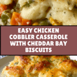 Easy Chicken Cobbler Dinner Casserole Recipe