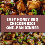 Honey BBQ Chicken Rice Recipe