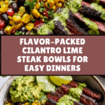 Cilantro Lime Steak Bowls Recipe