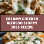 Chicken Alfredo Sloppy Joes Recipe