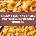 Creamy Beef and Shells Recipe