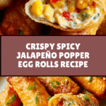 Spicy Jalapeño Popper Egg Rolls Recipe