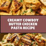 Creamy Cowboy Butter Chicken Pasta Recipe