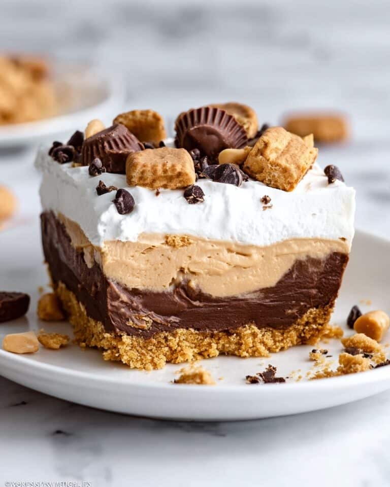 No-Bake Peanut Butter Lasagna Recipe