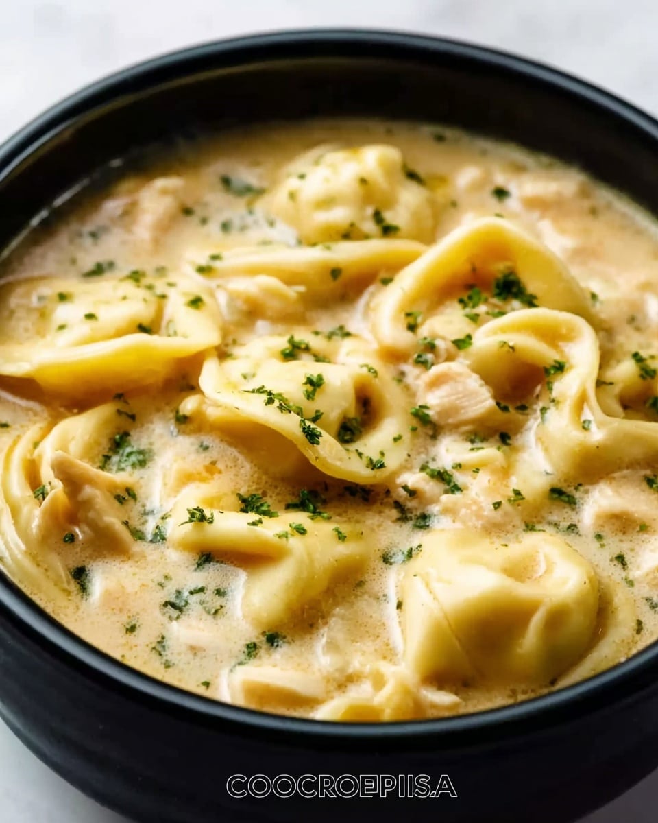 Cozy CrockPot Chicken Tortellini Recipe for Comfort Food Lovers Recipe - Recipe Image