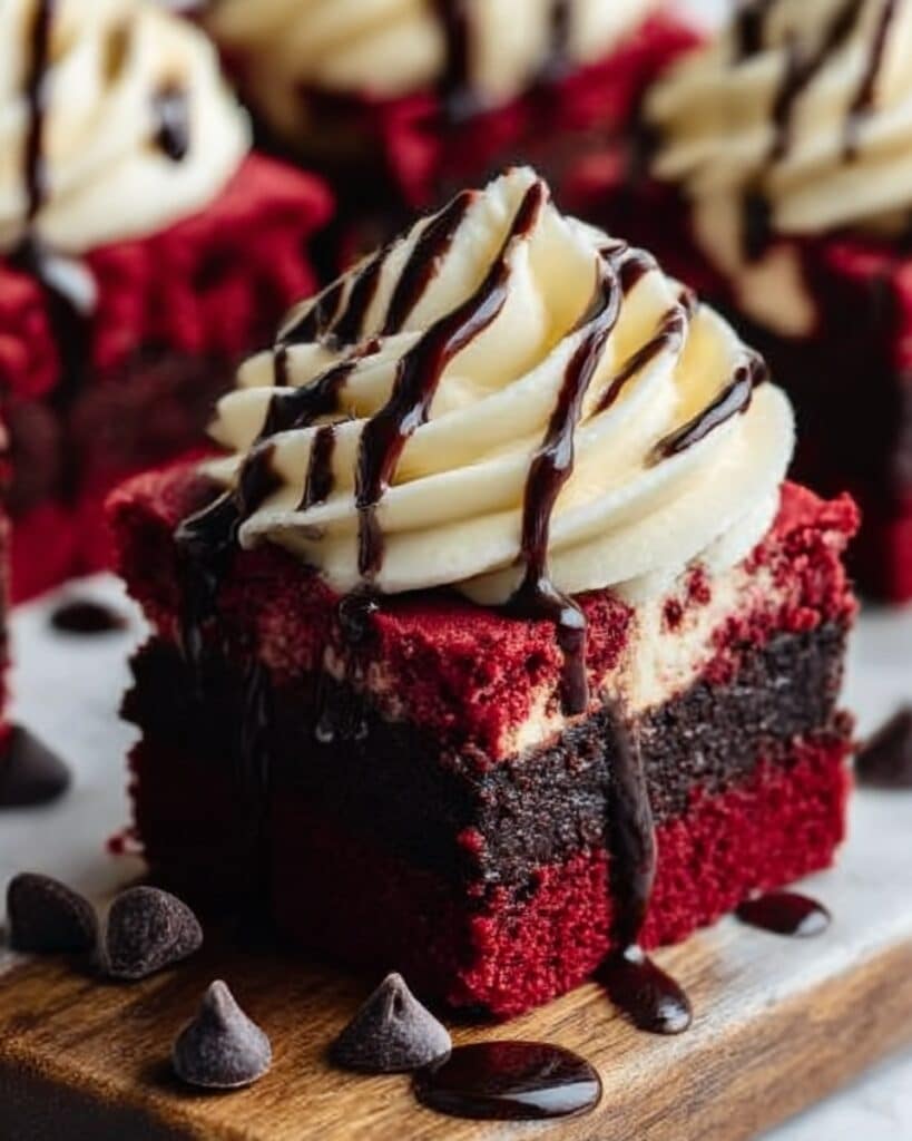 Vampire Bite Red Velvet Brownies Recipe