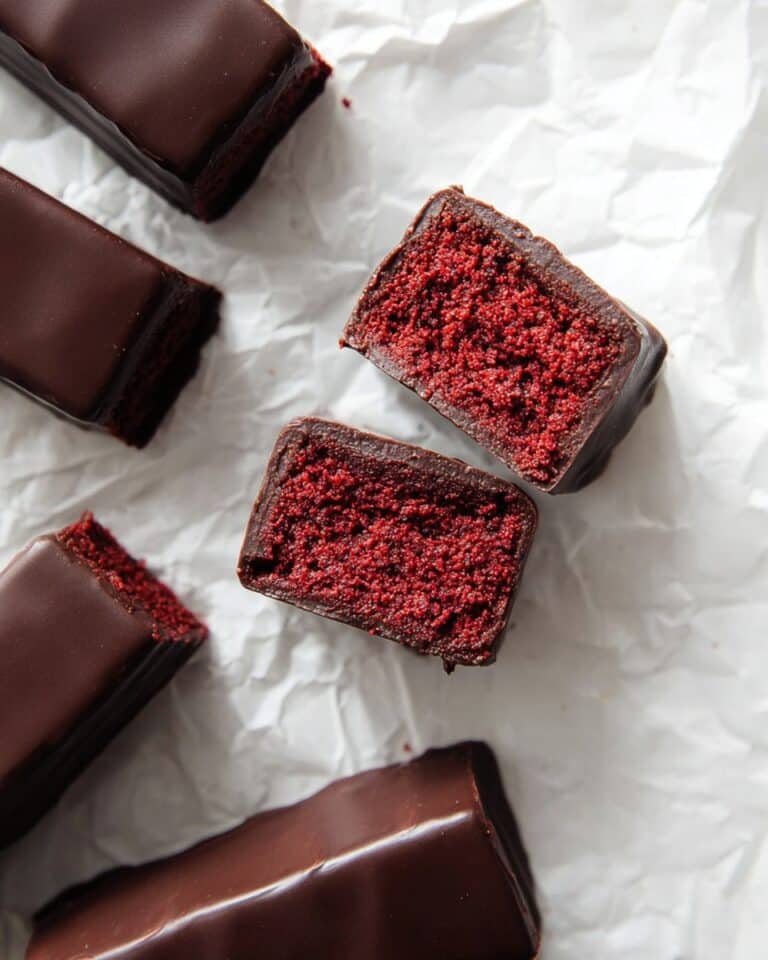 Gluten Free Red Velvet Cake Protein Bars Recipe