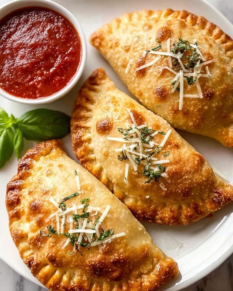 Homemade Cheesy Pizza Pockets Recipe