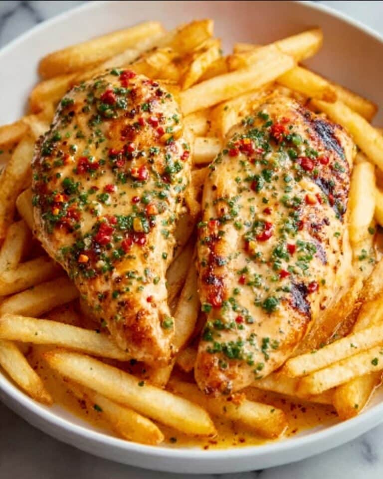 Chicken Fillet in Spicy Creamy Garlic-Parmesan Sauce Recipe