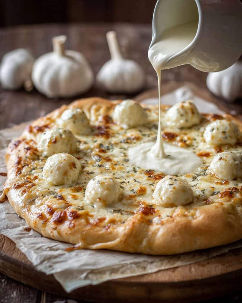 White Garlic Pizza Sauce Recipe