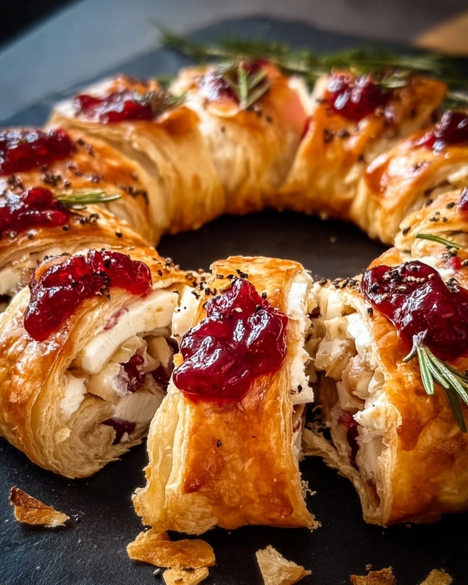 A white plate holds a creamy dish with two large biscuit halves on top, covered in thick, white sausage gravy with visible bits of sausage. The biscuits are golden brown and slightly crumbly. The gravy looks smooth and rich, spreading out around the biscuits on the plate. The dish is sprinkled with finely chopped green herbs and small pieces of crispy brown bacon, adding color and texture contrast. The white marbled surface beneath the plate adds a clean and bright look to the scene. Photo taken with an iphone --ar 4:5 --v 7