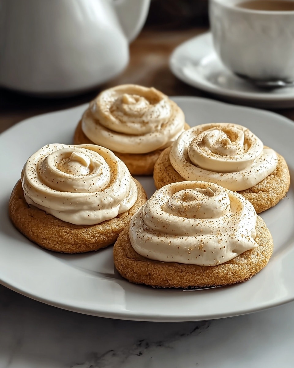 The image shows small green cheesecake cupcakes in white liners with three visible layers: a dark crumbly base at the bottom, a smooth bright green middle cheesecake layer, and tops decorated differently. One cupcake has a swirl of white whipped cream with green and red sprinkles on top, while two others have fresh red strawberries placed upside down with white whipped cream piped around their base and a small dollop on top of each strawberry. All cupcakes sit on white paper on a dark serving tray, which is on a white marbled surface with blurred red berries in the background. Photo taken with an iphone --ar 4:5 --v 7