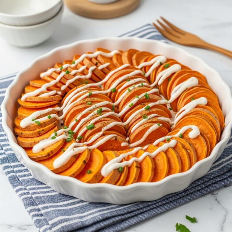 Best Scalloped Sweet Potatoes with Brown Sugar Recipe