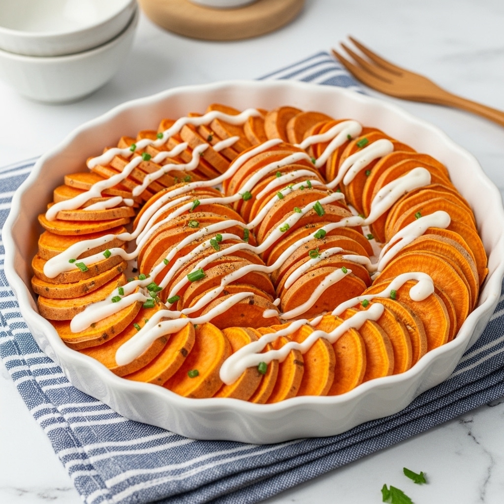 Best Scalloped Sweet Potatoes with Brown Sugar Recipe
