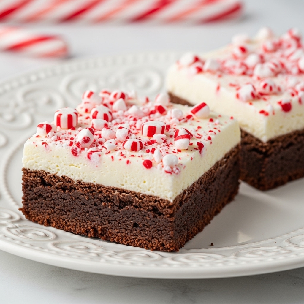 Peppermint Bark Brownies Recipe