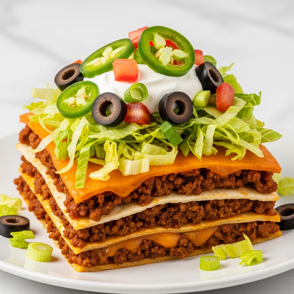 Cheesy Low Carb Taco Casserole Recipe