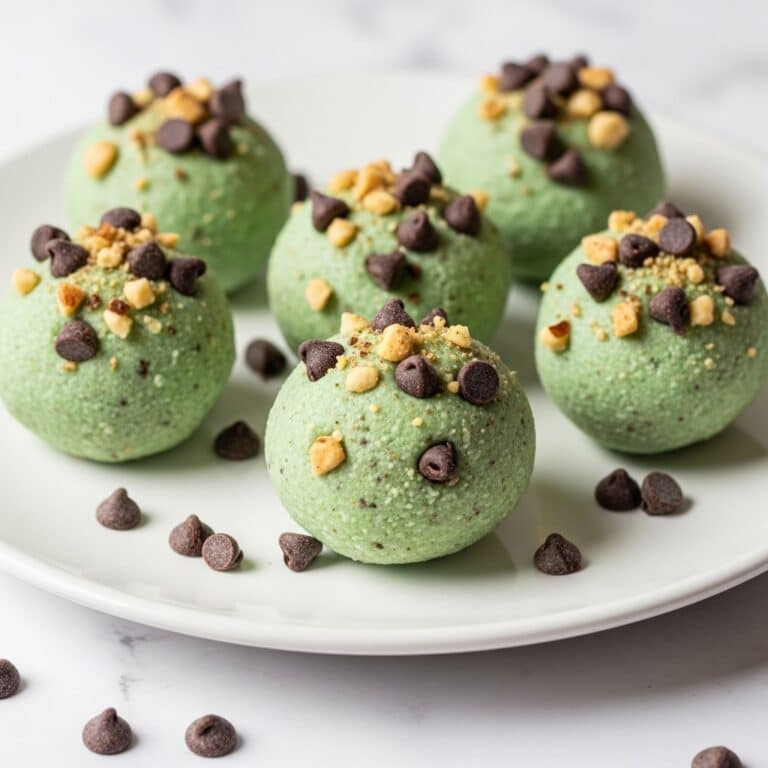 Mint Chocolate Chip Protein Balls Recipe