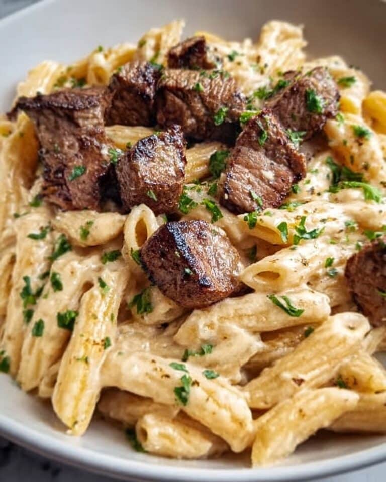 Creamy Steak Pasta Recipe